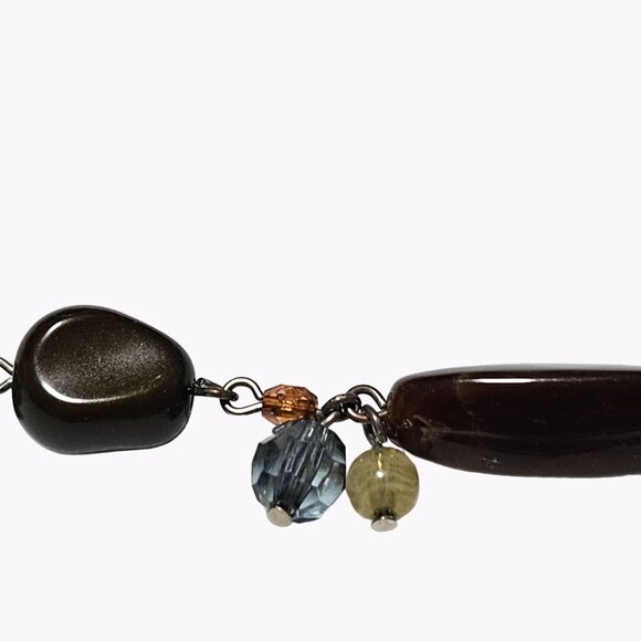 Artisan Boho Multi Gem Beaded Statement Necklace Fashion Jewelry Women - Picture 4 of 7